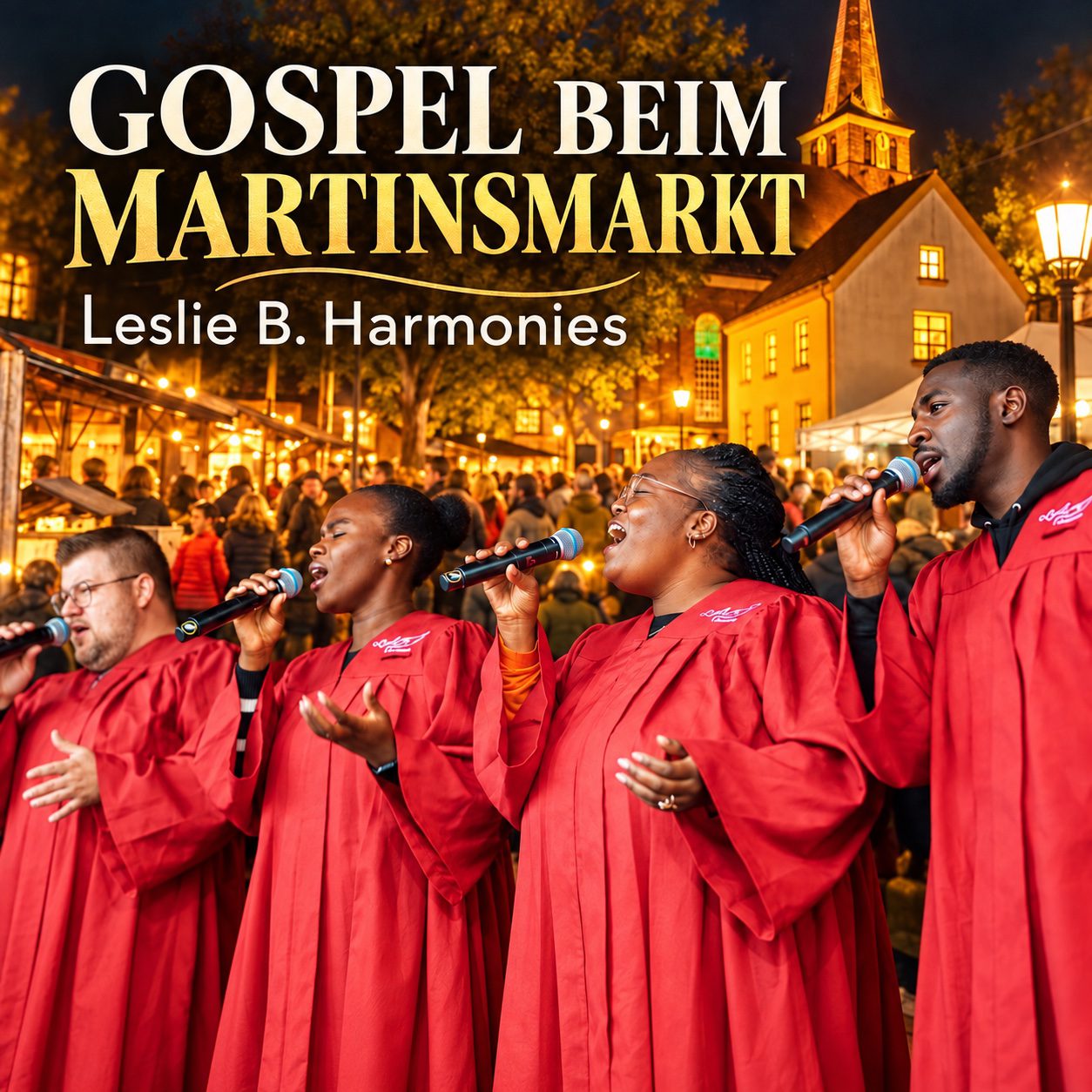 Gospelkonzerte mit Leslie B. Harmonies – Gospelchor live auf der Bühne
